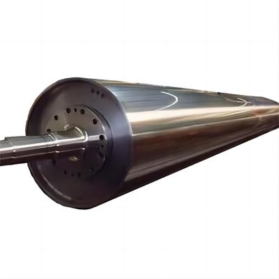 Buy Q345B Chrome Coating Cooling Roller Double Shell Construction online manufacture