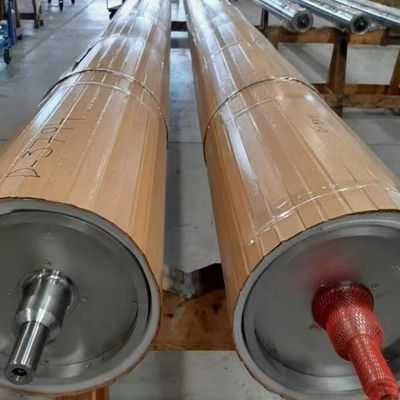 Buy Synthetic Rubber Coated Rubber Rollers For Functional Film Manufacturing online manufacture
