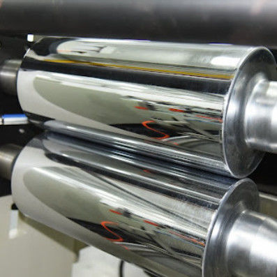 Buy High Precision High Efficiency Calendering Roller Chrome Coated HRC63 for Plastic Sheet online manufacture