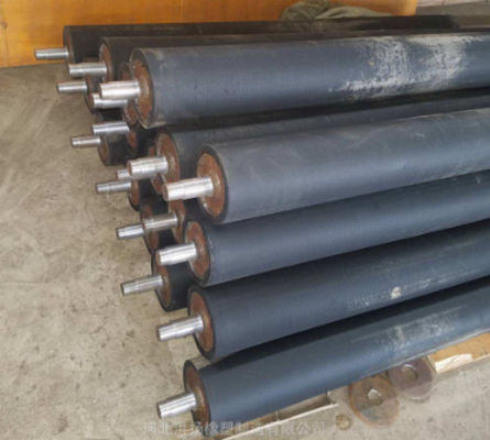 Buy Plastic Film Line MDO Nip Silicon Rubber Roller Rubber Coated 650m/min Balancing Speed online manufacture