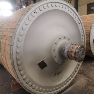 ซื้อ กระบอกอบความแม่นยำสูงพร้อมความกลม 0.001~0.003 มม./ม. ความกลม 0.001~0.003 มม. และความหยาบผิว Ra 0.1μm สำหรับเครื่องทำกระดาษ การผลิตออนไลน์