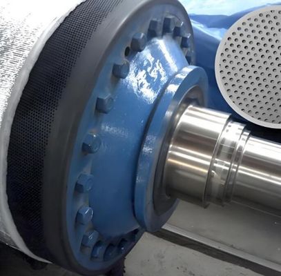 Buy Paper Machine Blind Hole Press Roller Rubber Coated 600-1700mm Diameter online manufacture