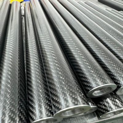 Mua Con lăn dẫn hướng sợi carbon cường độ cao, chống ăn mòn và nhẹ cho sản xuất pin lithium sản xuất trực tuyến