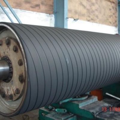 Buy Rubber Covered Section Press Grooved Roll For Paper Making Machine online manufacture
