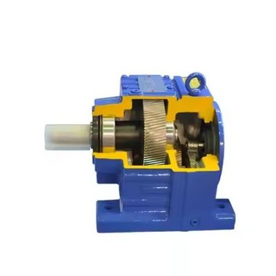 Buy Industrial Machinery Helical Gear Motor Reducer R137 Series With Inline Motor online manufacture
