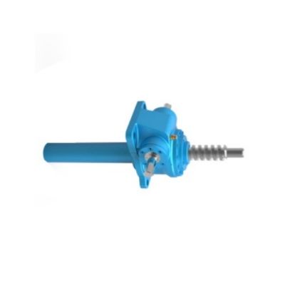 Buy J010 Screw Jack Gearbox with Foot Mounted Base Support and Aluminium Bronze Worm Wheel for Industrial Machinery online manufacture