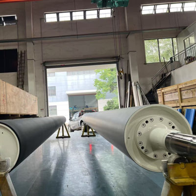 kaufen 220-KV-beständige Corona-Roller mit 4 mm-Silicon-Rubber und 70-75-Strecken-Härte für Corona-Entladung Online-Herstellung