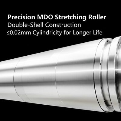 Buy Precision MDO Stretching Roller with Double-shell Construction and ≤0.02mm Cylindricity for Longer Life online manufacture