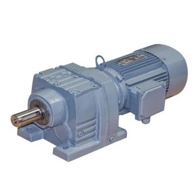 R57 Helical Gear Reducer With Motor For Food Machinery Gear Reduction Motor