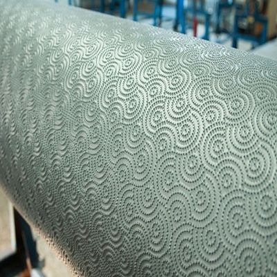 Abrasion Resistant Embossing Roller 45# / Alumium For Napkin Paper HRC62