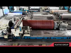 Paper Machine Press Roll Rubber Coated Grooved Conveyor Rollers 2000m/Min