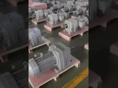 High Load Helical Gear Motor Reducer R97 Series With Foot Mounted