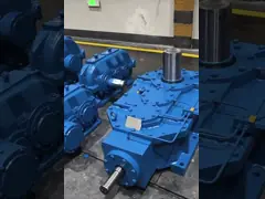Three Stage Gearbox Industrial Helical Bevel Reduction Gearbox FLENDER Equivalent
