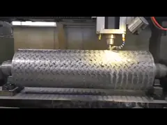 Industry Plastic Embossing Roller CNC Engraved Metal Embossing Roller